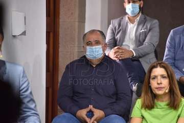 La presentación del Plan de Reactivación Económica y Social de Telde tuvo lugar este lunes en la ermita de San Pedro Mártir (Foto Francisco Javier Santana)